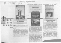 Libros de la semana  [artículo] S. P.