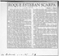 Roque Esteban Scarpa  [artículo] María V. Giesen.