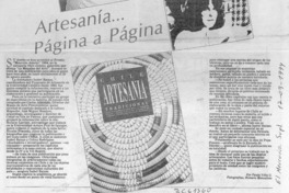 Artesanía -- página a página