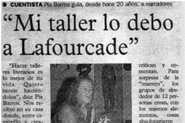 "Mi taller lo debo a Lafourcade"