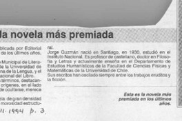 "Ay mama Inés" es la novela más premiada  [artículo].