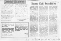 Héctor Goñi Fernández  [artículo] José Vargas Badilla.
