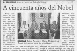 A cincuenta años del Nobel  [artículo].