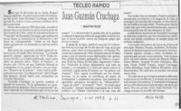 Juan Guzmán Cruchaga  [artículo] Martín Ruiz.