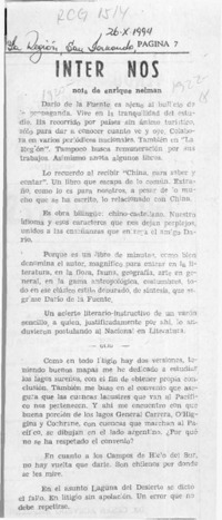 Inter nos  [artículo] Enrique Neiman.