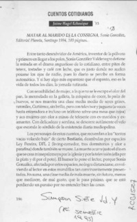 Cuentos cotidianos  [artículo] Jaime Hagel Echeñique.