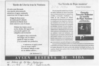 "La novela de Pepe Ansúrez"  [artículo].