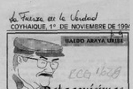 Amigos del sur y del norte  [artículo] Baldo Araya Uribe.