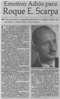 Emotivo adiós para Roque E. Scarpa