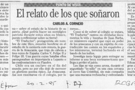 El relato de los que soñaron  [artículo] Carlos A. Cornejo.