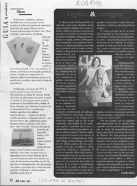 Vigilar & castigar  [artículo] Camilo Marks.