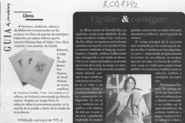 Vigilar & castigar  [artículo] Camilo Marks.