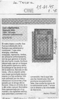 Los vigilantes  [artículo] Andrés Gómez.