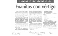 Enanitos con vértigo  [artículo] Antonio J. Salgado.