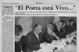 "El poeta está vivo -- "  [artículo] Katherine López.