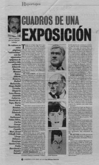 Cuadros de una exposición  [artículo] Luis Sánchez Latorre.