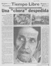 Una "Chora" despedida