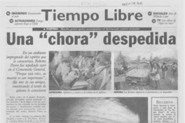 Una "Chora" despedida