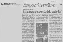 "La Secreta obscenidad de cada día"