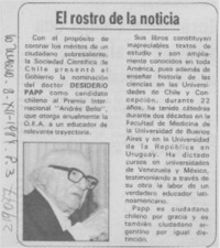 El Rostro de la noticia