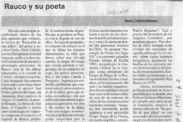 Rauco y su poeta  [artículo] María Cristina Menares.