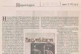 "Selva lírica", 1917-1955, los modestos y los misántropos