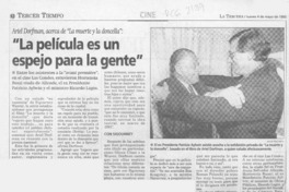 "La Película es un espejo para la gente"  [artículo].