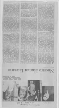 Nuestro humor literario