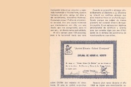 Una escultura para Violeta