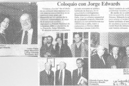 Coloquio con Jorge Edwards