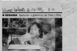 Piden amnistía para Sybila  [artículo].