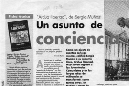 Un Asunto de conciencia  [artículo].