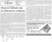 Nueva historia de la literatura chilena  [artículo].
