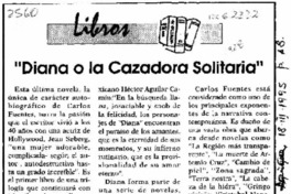 "Diana o la cazadora solitaria"  [artículo].