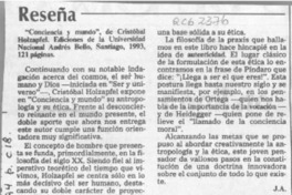Reseña  [artículo] J. A.