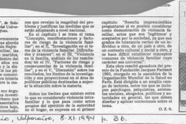 Reseña  [artículo] O. Z. S.