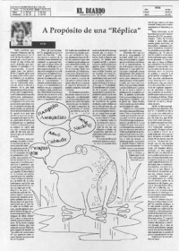 A propósito de una "réplica"