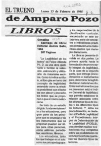 Libros  [artículo] Amparo Pozo.
