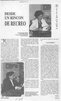 Desde un rincón de recreo  [artículo] M. B. G.