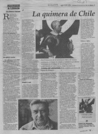 La quimera de Chile  [artículo] Luis Ernesto Cárcamo.