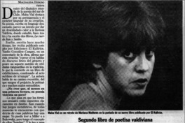 Maha Vial publica su "Sexilio"  [artículo] Magdalena Donoso.