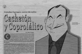 Cachetón y coprolálico  [artículo] Alberto Fuguet.