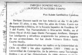 Enrique Donoso Muga, un poeta de nuestro tiempo