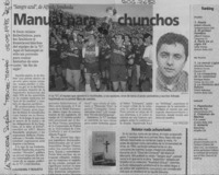 Manual para chunchos  [artículo] Lina Meruane.