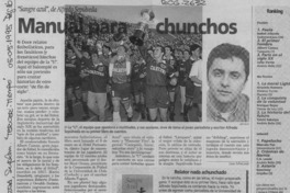 Manual para chunchos  [artículo] Lina Meruane.