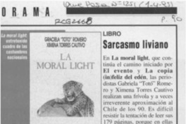 Sarcasmo liviano  [artículo].