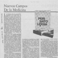 Nuevos campos de la medicina