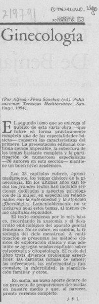 Ginecología