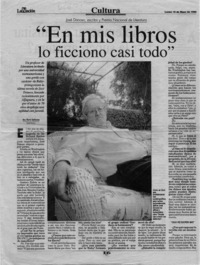 "En mis libros lo ficciono casi todo"  [artículo] Ana María Sanhueza.