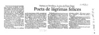 Poeta de lágrimas felices  [artículo].